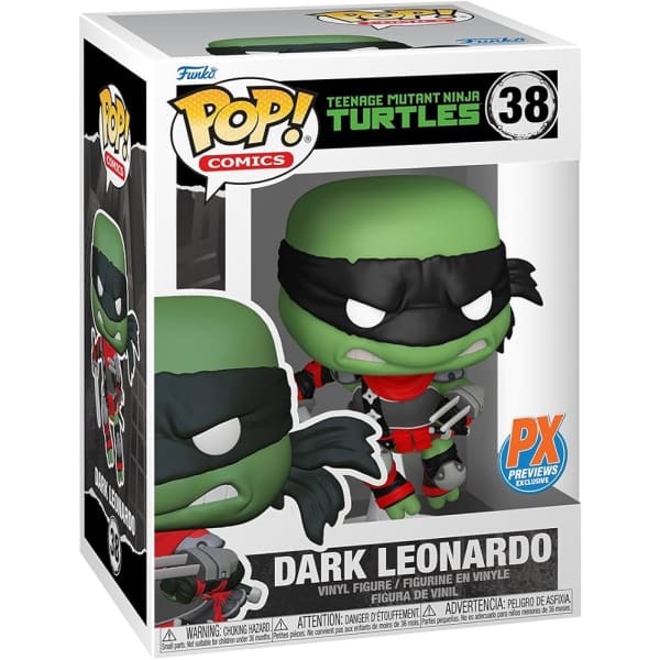 Dark Leonardo Funko Pop Comic - Exclusives - New in! - PX