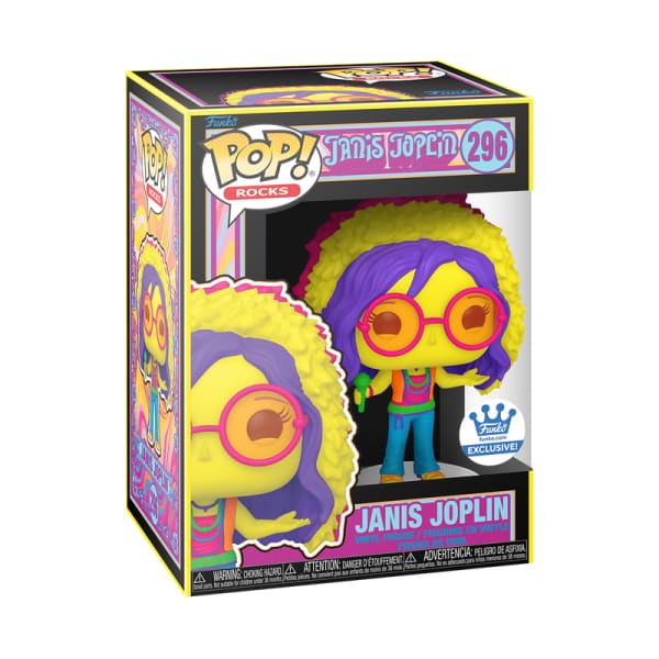 Janis Joplin (Black Light) Funko Pop Black Light