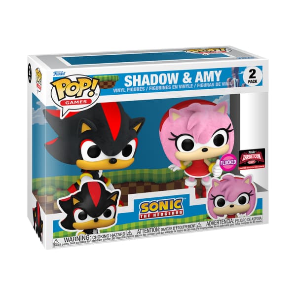 Shadow and Amy (flocked) (2-pack) [preorder] - Pops – Pops