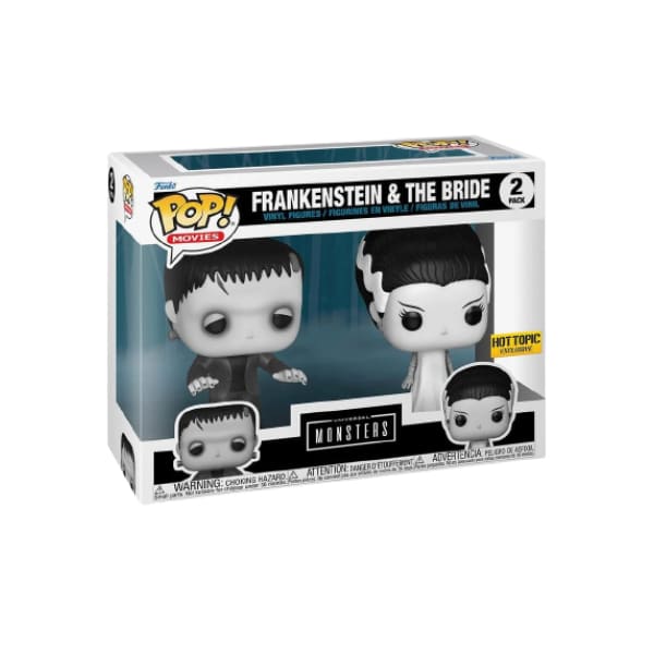 Frankenstein & The Bride Funko Pop Exclusives - Hottopic