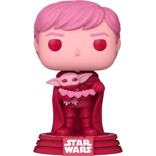 Luke Skywalker With Grogu (Valentine) Funko Pop Star Wars