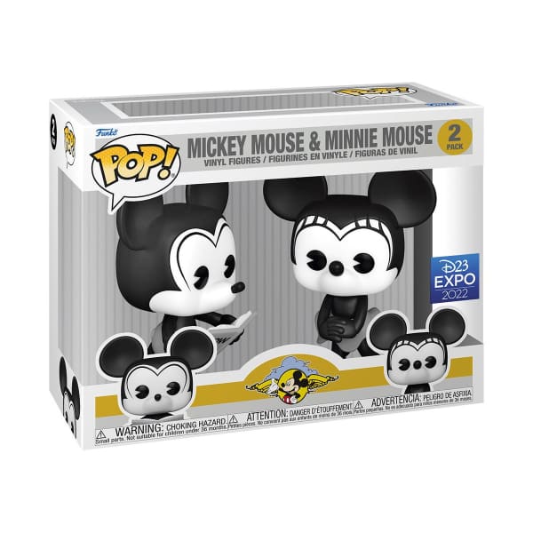 Mickey Mouse & Minnie 2-pack Funko Pop Convention - D23