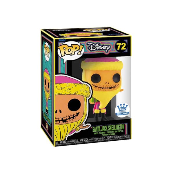 Santa Jack Skellington (Black Light) Funko Pop Black Light